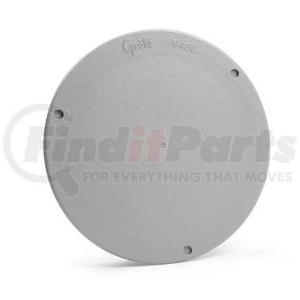 Grote 94380-4 Snap-In Cover Plates, 4" Round, Gray