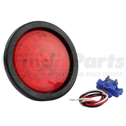 Grote G4012 Hi Count 4" LED Stop Tail Turn Lights, Kit (G4002 + 91740 + 67090)