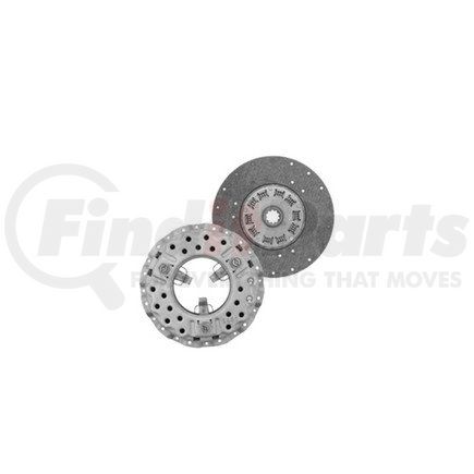 Haldex RC1047604X LikeNu Transmission Clutch Kit - Remanufactured, 14 in. Diameter, 1.5 in. Input Shaft, 10-Tooth Spline, Damp Organic