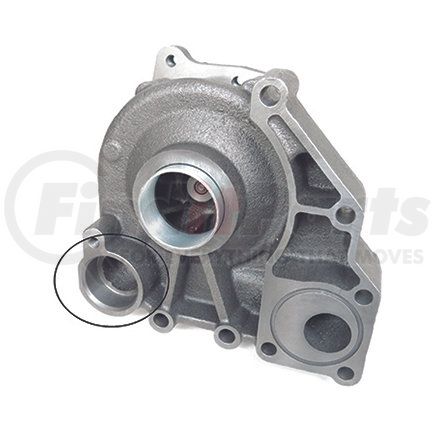 HALDEX RW6090 - midland engine water pump - with pulley, belt driven, for use with cummins isx and isz engines | new water pump for cummins isx and isz engines | engine water pump