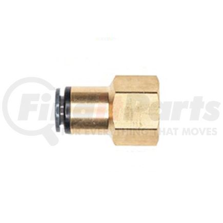 Haldex APC66F8X4 Air Brake Air Line Connector Fitting - Female Connector, Tube Size 1/2, Pipe Thread 1/4-18