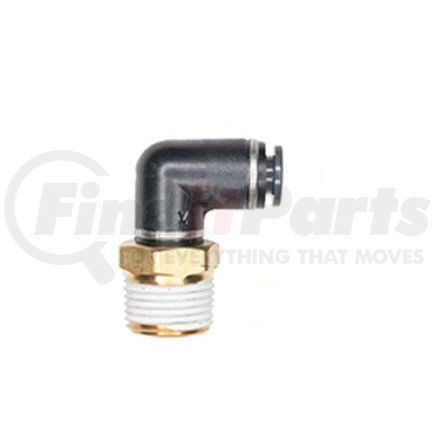 HALDEX APC69S6X6 - midland push-to-connect (ptc) fitting - composite, swivel elbow type, male connector, 3/8 in. tubing id | composite male 90° elbow swivel 3/8t 3/8p sold in quantities of 5 | air brake air line connector fitting