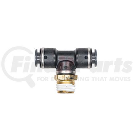 Haldex APC72S4X6 Midland Push-to-Connect (PTC) Fitting - Composite, Swivel Branch Tee Type, Male Connector, 1/4 in. Tubing ID