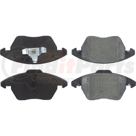 Centric 301.11072 Centric Premium Ceramic Brake Pads with Shims and Hardware