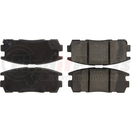 Centric 301.12750 Centric Premium Ceramic Brake Pads with Shims and Hardware