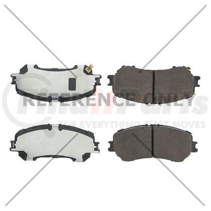 Centric 301.17370 Centric Premium Ceramic Brake Pads with Shims and Hardware