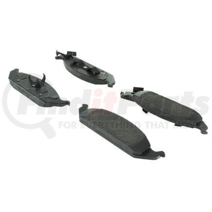 Centric 106.06500 Posi Quiet Extended Wear Brake Pads with Shims and Hardware