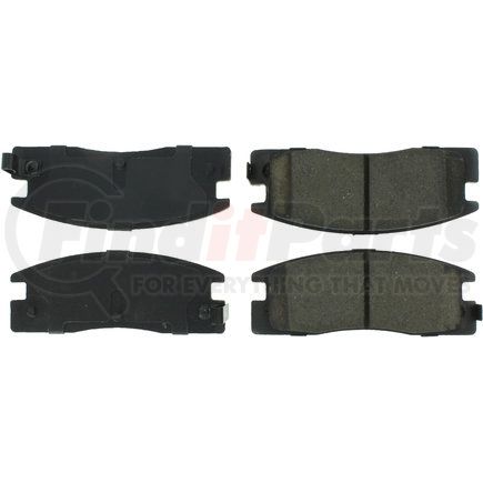 Centric 300.03980 Centric Premium Semi-Metallic Brake Pads with Shims and Hardware