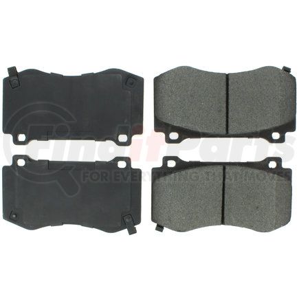 Centric 300.11490 Centric Premium Semi-Metallic Brake Pads with Shims and Hardware
