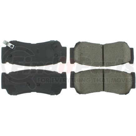 Centric 300.12970 Centric Premium Semi-Metallic Brake Pads with Shims and Hardware