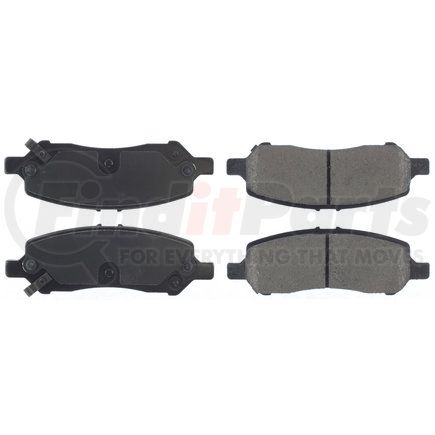 Centric 301.16470 Centric Premium Ceramic Brake Pads with Shims and Hardware