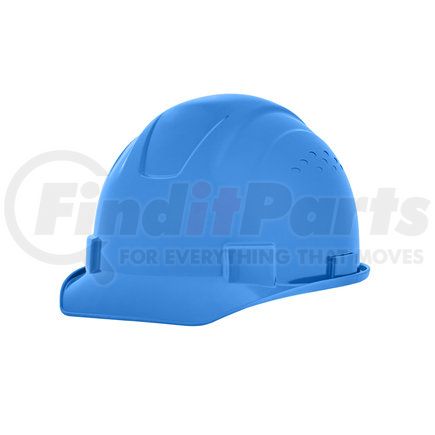 Sellstrom 20202 Jackson Safety Advantage Front Brim Hard Hat, Non-Vented, 4-Pt. Ratchet Suspension, Blue