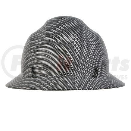 Sellstrom 20600 Jackson Safety Blockhead Fiberglass Full Brim Hard Hat, Non-Vented, Composite Wrap, 4-Pt. Suspension