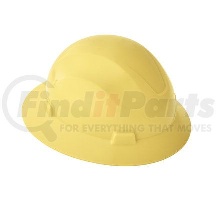 Sellstrom 20801 Jackson Safety Advantage Full Brim Hard Hat, Non-Vented, 4-Pt. Ratchet Suspension, Yellow