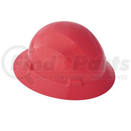 Sellstrom 20804 Jackson Safety Advantage Full Brim Hard Hat, Non-Vented, 4-Pt. Ratchet Suspension, Red