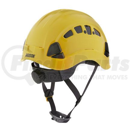 Sellstrom 20921 Jackson Safety CH-400V Climbing Style Hard Hat, Industrial, 6-Pt. Suspension, Vented, Yellow