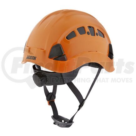 SELLSTROM 20923 Jackson Safety CH-400V Climbing Style Hard Hat, Industrial, 6-Pt. Suspension, Vented, Orange