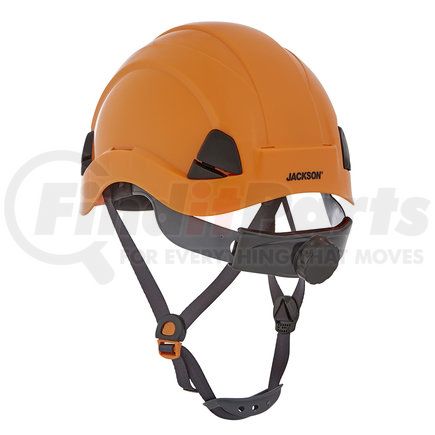 Sellstrom 20903 Jackson Safety CH-300 Climbing Industrial Hard Hat, Non-Vented, 6-Pt. Suspension, Orange