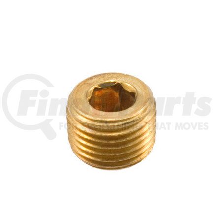 Haldex 11093 Air Brake Air Line Connector Fitting - Socket/Countersunk Hex Head Plug, Pipe Thread Size 1/8 in.