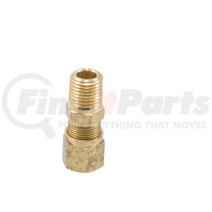 HALDEX 11231 - air brake air line connector fitting - male connector, nylon tubing, 1/8 in. npt, 3/8 in. o.d. | male connector nylon tubing fitting, 1/8" npt, 3/8" o.d. | male bullet connector