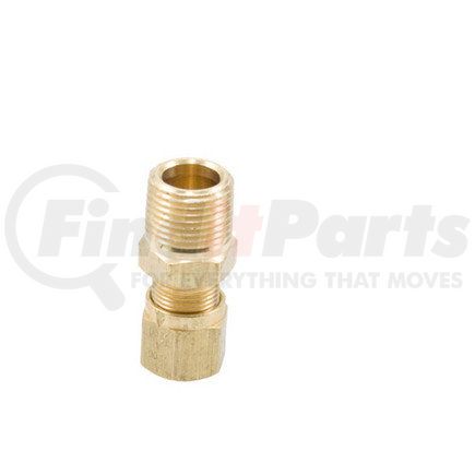 HALDEX 11233 - air brake air line connector fitting - male connector, nylon tubing, 3/8 in. npt, 3/8 in. o.d. | male connector nylon tubing fitting, 3/8" npt, 3/8" o.d. | male bullet connector