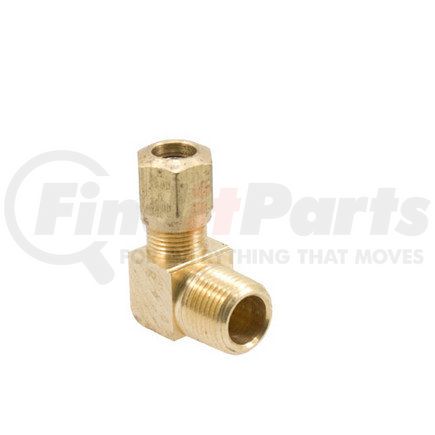 Haldex 11263 Air Brake Air Line Connector Fitting - 90° Male Elbow, Nylon Tubing, 3/8 in. NPT, 3/8 in. O.D.