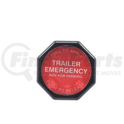 Haldex 12510 Trailer Emergency Control Knob - Red, 1/4"- 28, For Threaded Type Push-Pull Valve