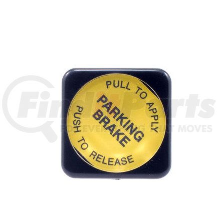 HALDEX 12509 - parking brake control knob - yellow, 1/4"- 28, for threaded type push-pull valve | knob parking brake | dash knob