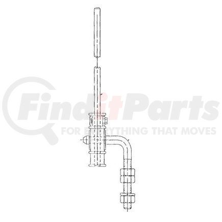 Haldex 102705c Height Control Valve Linkage - Adjustable Loop, Lower Linkage Assembly