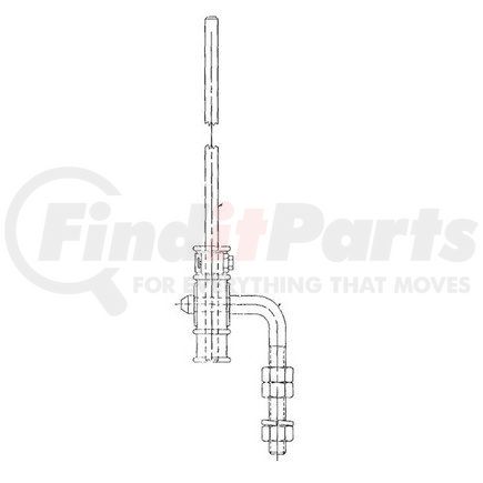 HALDEX 102705c - height control valve linkage - adjustable loop, lower linkage assembly | adjustable looped linkage - lower linkage assembly | air suspension sensor linkage kit