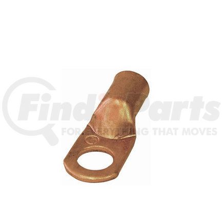 Haldex BE20145 Battery Terminal - Flared Copper Lug Closed Type, Medium Duty, 2/0 Gauge, 1/2" Stud