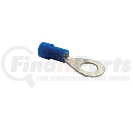 Haldex BE20336 Ring Terminal - Blue, 1/4 in. Stud, PVC Insulator, 16-14 Gauge