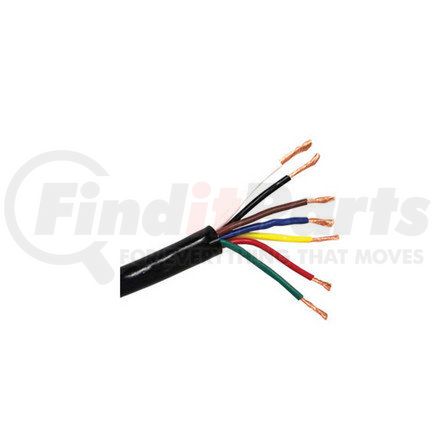 Haldex BE28712 Bulk Cable - 7-Way, Non-ABS, Standard Duty, Black, 100 ft.