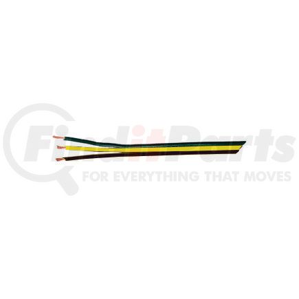 Haldex BE28825 Bulk Wire - Parallel Wire, 3-Conductor (Green/Yellow/Brown) with 19 Strands each, 14 Gauge, 100 ft.