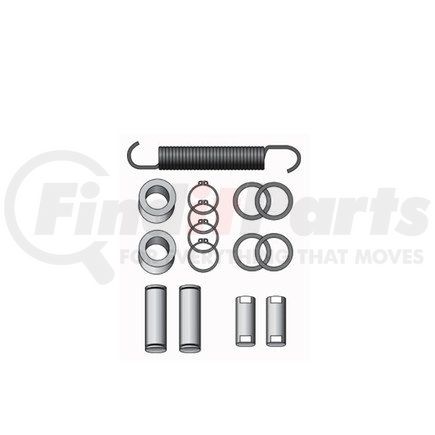 Haldex CQ67314 Drum Brake Hardware Kit - For use on 15 in. Wagner Drive Axle Brake