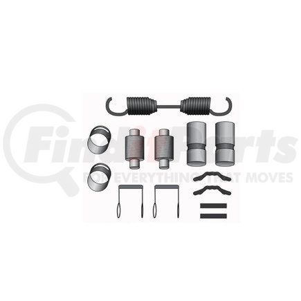 Haldex CQ67316 Drum Brake Hardware Kit - For use on 16.5 in. Fruehauf (Propar) Brakes