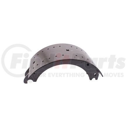 Haldex GG4704QR Drum Brake Shoe and Lining Assembly - Front, Relined, 1 Brake Shoe, without Hardware, for use with Meritor "Q" Plus Applications