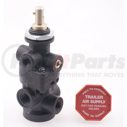 HALDEX KN20025 - push-pull trailer air supply valve - 1/4 in. exhaust and delivery ports, oem n20961 | push-pull trailer air supply valve | air brake park control valve kit