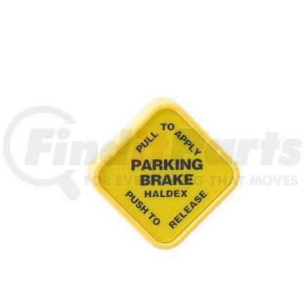 HALDEX KN20904 - parking brake control knob - yellow, 1/4"- 20, for threaded type push-pull valve | knob parking brake ,1/4 20 | dash knob