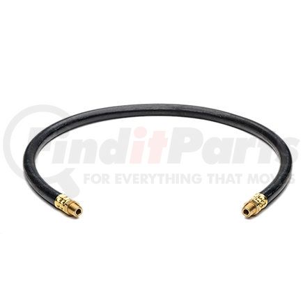 HALDEX M5LS6616 - midland air line assembly - tractor-trailer connection, 3/8 in. hose i.d., 16 in. length, live swivel ends | 3/8" id air hose assembly with live swivel ends, 16" | air brake hose assembly