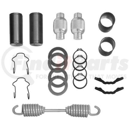 Meritor KIT 9001 Drum Brake Hardware Kit - Drive Axle, Trailer Axle, 16.5 in. Brake Drum Diameter