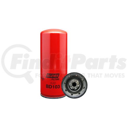 BALDWIN BD103 - engine oil filter - dual-flow lube spin-on | dual-flow lube spin-on | engine oil filter