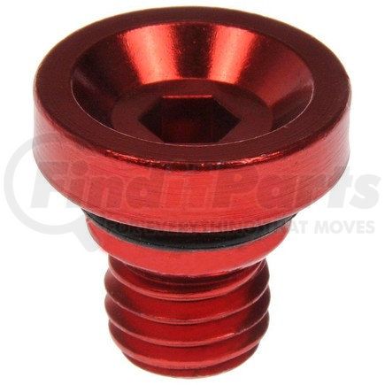 Dorman 712-X95E Wheel Nut Cap, Red Aluminum