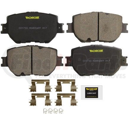 Monroe CX1733 Total Solution Ceramic Brake Pads