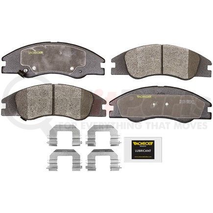Monroe DX1074 Total Solution Semi-Metallic Brake Pads