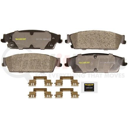 Monroe DX1194 Total Solution Semi-Metallic Brake Pads