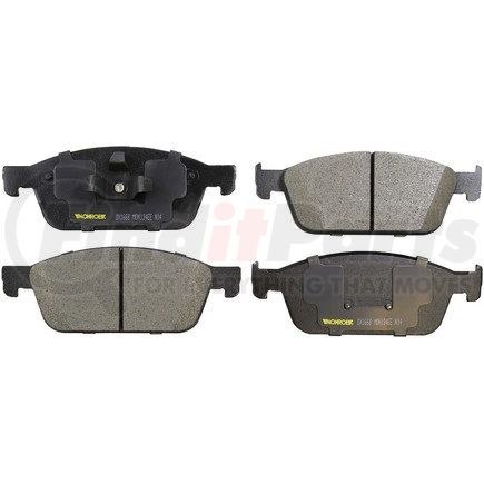 Monroe DX1668 Total Solution Semi-Metallic Brake Pads