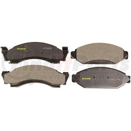 Monroe DX375 Total Solution Semi-Metallic Brake Pads