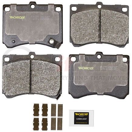 Monroe DX473 Total Solution Semi-Metallic Brake Pads