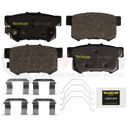 Monroe DX637 Total Solution Semi-Metallic Brake Pads